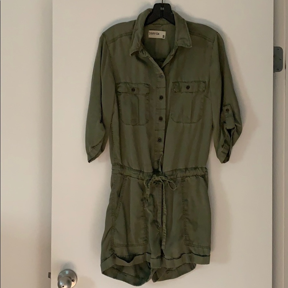 Pistola Army Green Romper